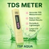 TDS Metter (4) TSP AQUA TDS Meter, Water Quality Tester For Drinking Water,Swimming Pools Digital TDS Meter
