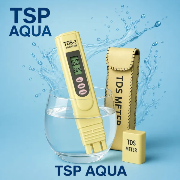 TDS Metter (5) TSP AQUA TDS Meter, Water Quality Tester For Drinking Water,Swimming Pools Digital TDS Meter